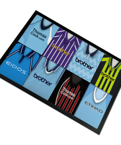 Man City Retro Kits Montage Door Floor Mat