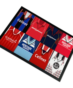 Middlesbrough Retro Kits Montage Door Floor Mat