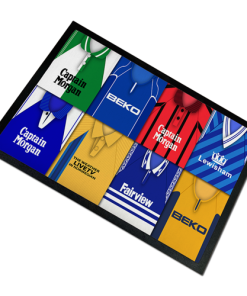 Millwall Retro Kits Montage Door Floor Mat