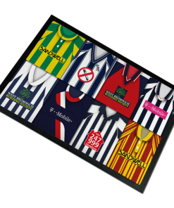 West Brom Retro Kits Montage Door Floor Mat