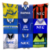 Everton Classic Kits Montage Retro Shirt Fleece Blanket / Throw