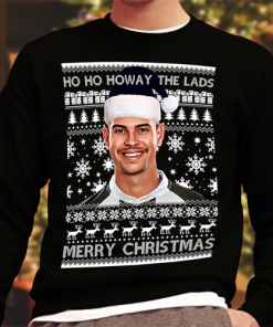 Bruno Guimarães Ho Ho Ho Way The Lads Christmas Jumper Black Newcastle