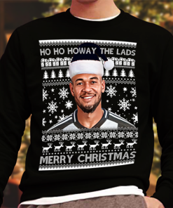 Joelinton Ho Ho Ho Way The Lads Christmas Jumper Black Newcastle