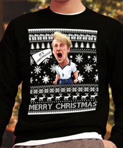 Stuart Pearce It's Christmas Jumper Black