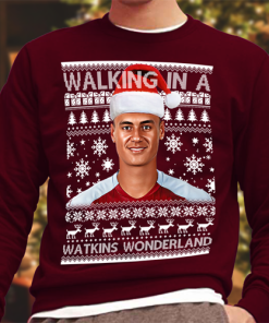 Ollie Watkins Walking in A Watkins Wonderland City Aston Villa Christmas Jumper