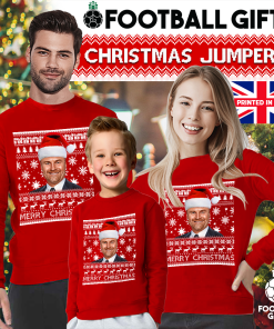 Alternative view of Sean Dyche Merry Christmas Christmas Jumper Forest