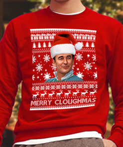 Merry Cloughmas Brian Clough Christmas Jumper Red Forest