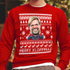 Merry Klopmass Liverpool Vector Heroes Christmas Jumper Red