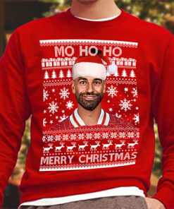 Mo Ho Ho Mo Salah Liverpool Christmas Jumper Red