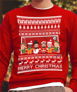 Southampton Vector Heroes Christmas Jumper Red