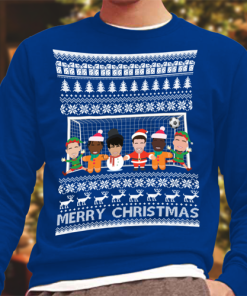Brighton Vector Heroes Christmas Jumper Blue