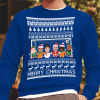 Chelsea Vector Heroes Christmas Jumper Blue