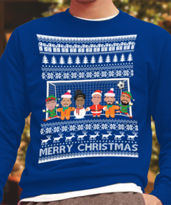 Ipswich Vector Heroes Christmas Jumper Blue