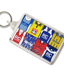 Birmingham Retro Shirt Montage Keyring