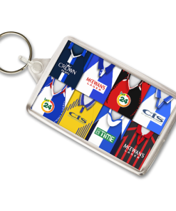Blackburn Retro Shirt Montage Keyring