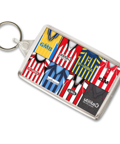 Brentford Retro Shirt Montage Keyring