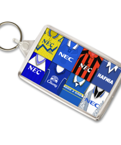 Everton Retro Shirt Montage Keyring