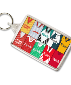 Liverpool Retro Shirt Montage Keyring