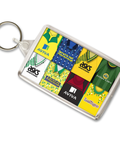 Norwich City Retro Shirt Montage Keyring