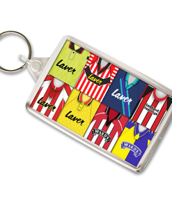 Sheff Utd Retro Shirt Montage Keyring