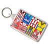 Southampton Retro Shirt Montage Keyring