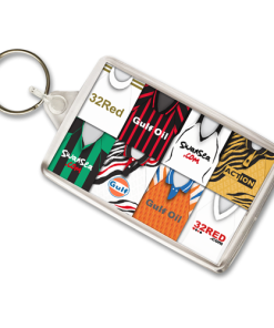 Swansea City Retro Shirt Montage Keyring