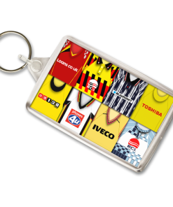 Watford Retro Shirt Montage Keyring