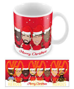 Man Utd 2024-25 Vector Heroes Christmas Mug
