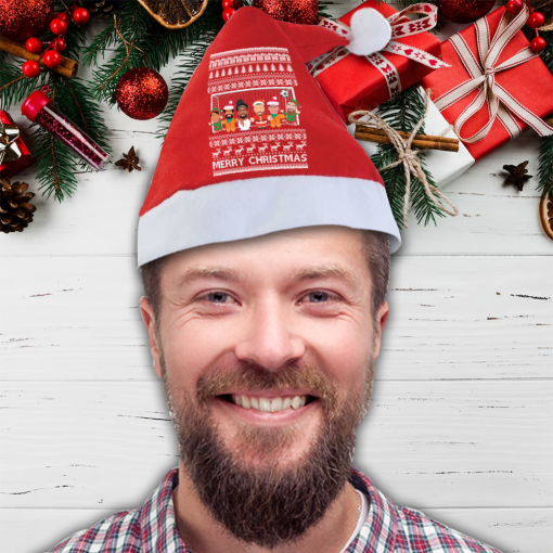 Wolves Christmas Santa Hat Vector Heroes 2024-25