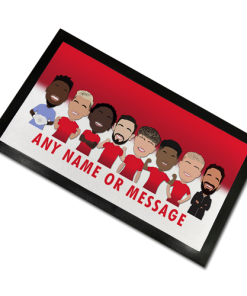 Man Utd 2024-25 Vector Heroes Personalised Bar Runner Mat