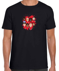 Man Utd 2024-25 Vector Heroes Black T-Shirt