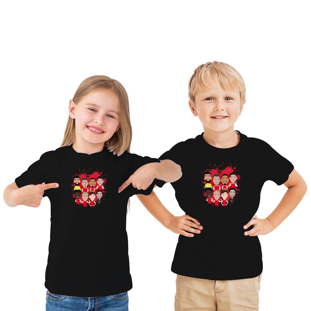 Arsenal Vector Heroes Black T-Shirt 2024-25 - Image 2