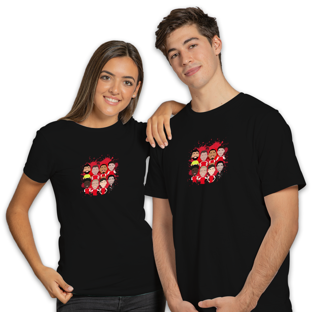 Arsenal Vector Heroes Black T-Shirt 2024-25 - Image 3