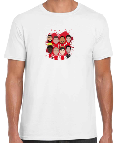 Arsenal 2024-25 Vector Heroes White T-Shirt