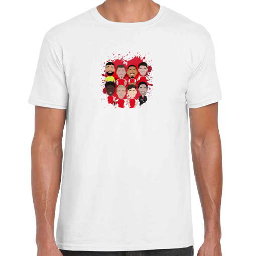 Arsenal 2024-25 Vector Heroes White T-Shirt
