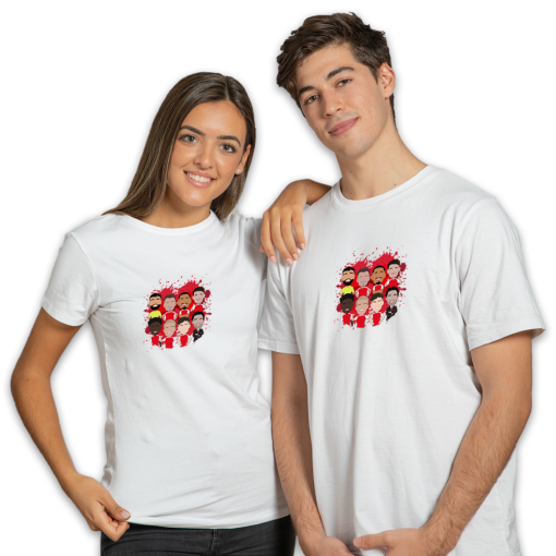 Arsenal 2024-25 Vector Heroes White T-Shirt - Image 3
