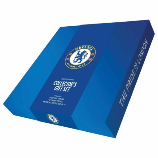 Chelsea FC Official 2025 Calendar, Diary, Pen & Musical Gift Box Set - Image 2