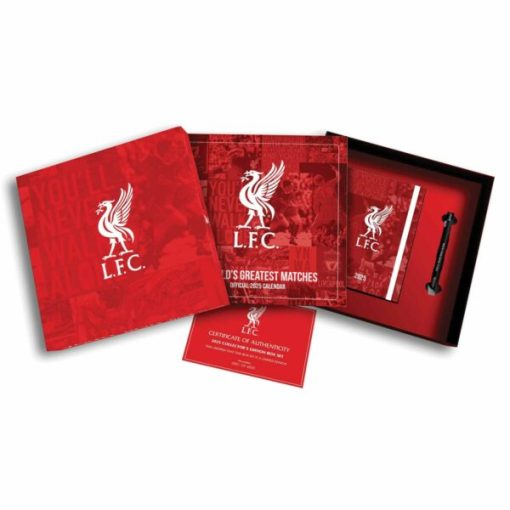 Liverpool FC Official 2025 Calendar, Diary, Pen & Musical Gift Box Set