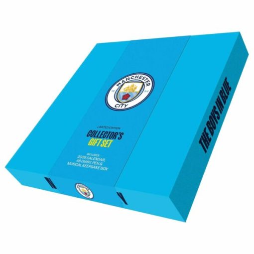 Man City FC Official 2025 Calendar, Diary, Pen & Musical Gift Box Set - Image 2