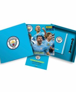 Man City FC Official 2025 Calendar, Diary, Pen & Musical Gift Box Set