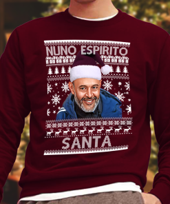 Nuno Espirito Santa Christmas Jumper Burgundy West Ham Nuno Espirito Santo