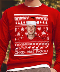 Chris Mas Wood Chris Wood Christmas Jumper Red Forest