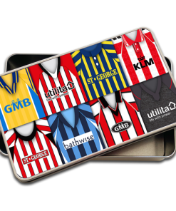 Brentford Retro Kit Montage Pencil Tin Case