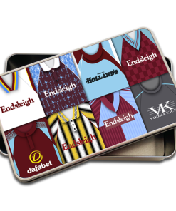 Burnley Retro Kit Montage Pencil Tin Case