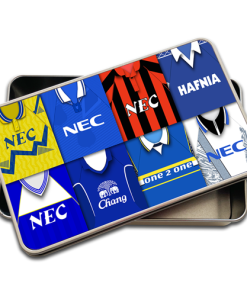 Everton Retro Kit Montage Pencil Tin Case