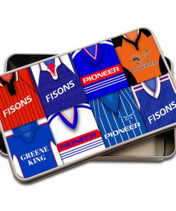 Ipswich Town Retro Kit Montage Pencil Tin Case