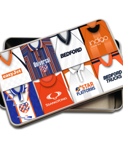 Luton Town Retro Kit Montage Pencil Tin Case