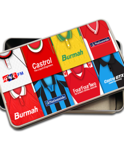 Swindon Town Retro Kit Montage Pencil Tin Case