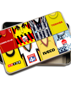Watford Retro Kit Montage Pencil Tin Case