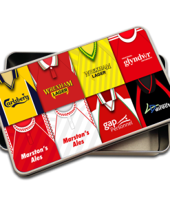 Wrexham Retro Kit Montage Pencil Tin Case